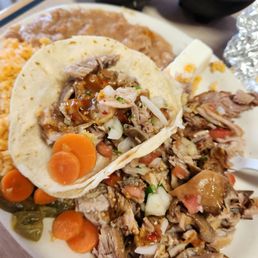 La Mexicana Bakery & Taqueria signature dishes Carne Asada TacosTaco DoradosTaco De Cabeza